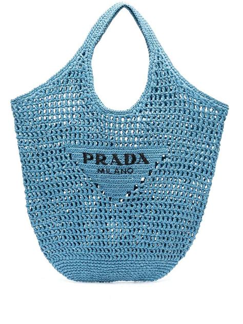 prada interwoven logo tote bag|prada totes for women.